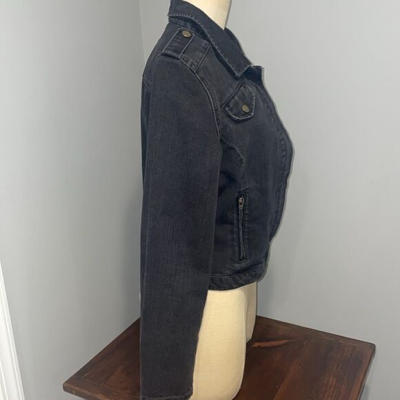 Gap Black Jean Jacket Size S - Picture 7 of 14
